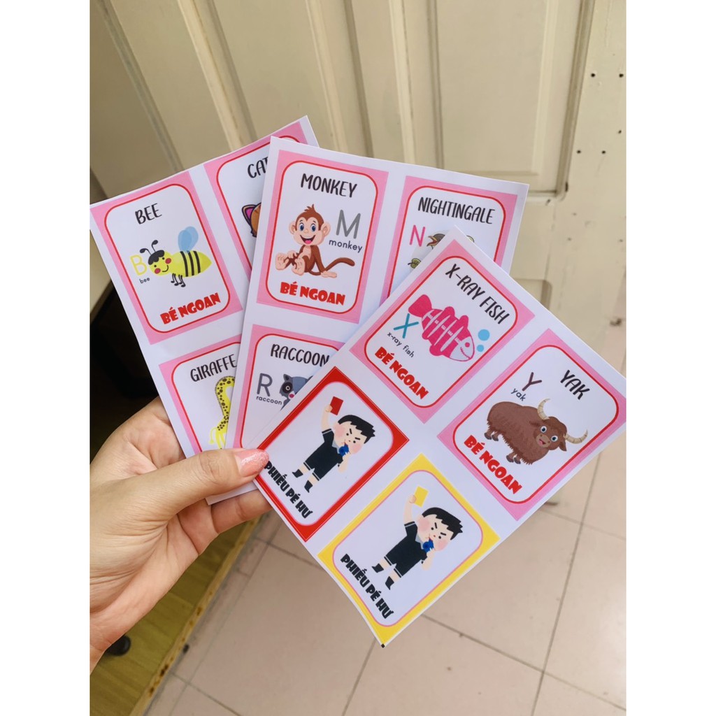 Sticker Chủ Đề Phiếu Bé Ngoan | Sticker Dán Nón Bảo Hiểm , Dán Sổ Tay , Dán Điện Thoại , Sticker PVC Chống Thấm Nước