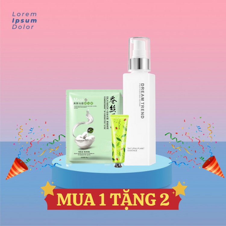 [MUA 1 TẶNG 2] - Dưỡng Tóc AHA DREAM TREND ESSENCE Đài Loan (150ml) TẶNG 1 Mặt Nạ Lụa Tơ Tằm + 1 Tuýp Kem Dưỡng Da Tay | BigBuy360 - bigbuy360.vn