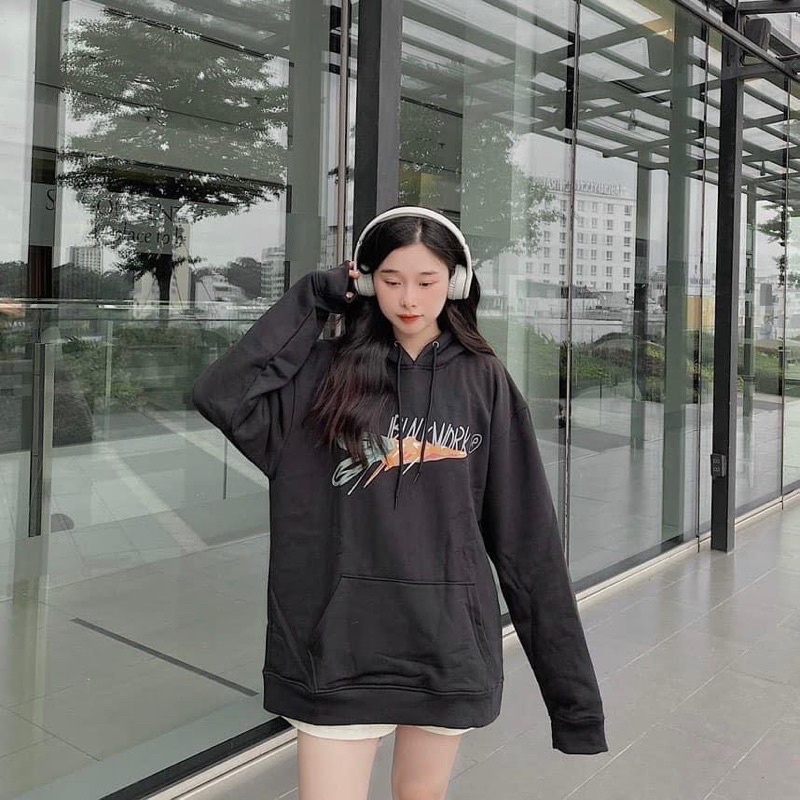[sẵn] Áo Hoodie Form Rộng BINKWORK - pqk boutique