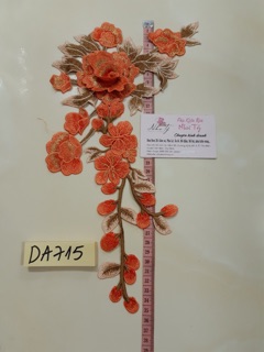 Hoa thêu dài mã DA715