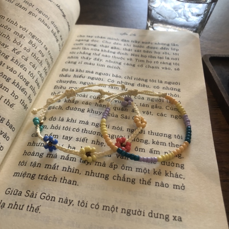 Set vòng tay hoa daisy