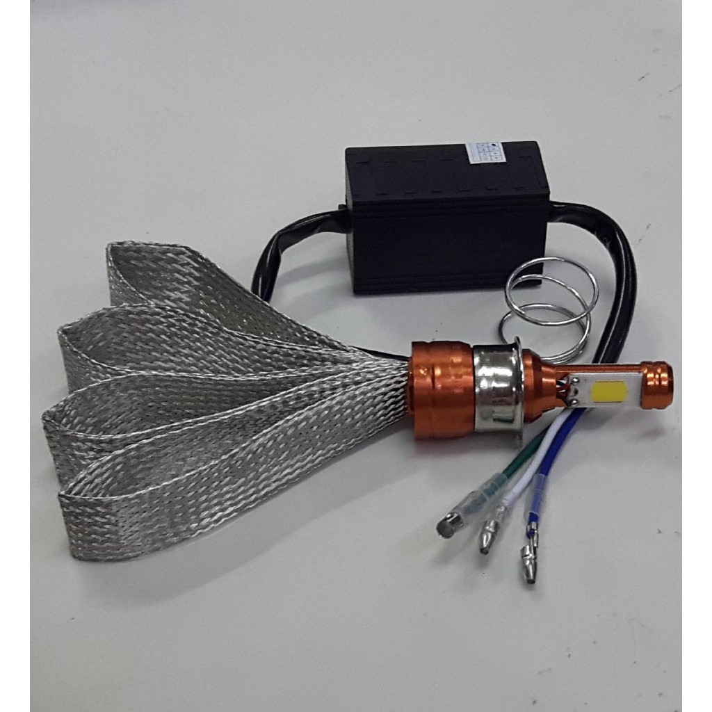 Bóng đèn Led xe máy chân M5 - Sử dụng điện máy theo xe 12V AC