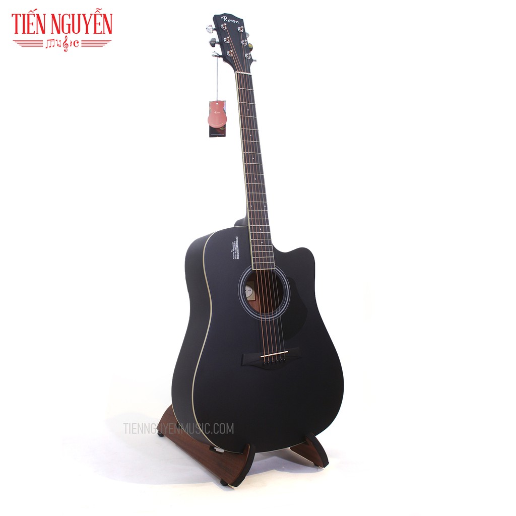 Guitar Acoustic full size 41- chính hãng Rosen - G11 - Black