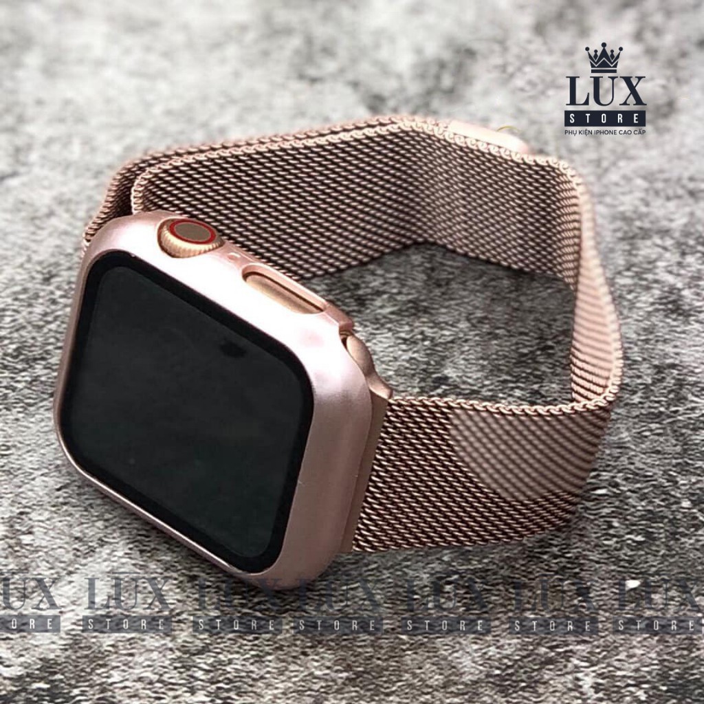Dây thép Apple Watch COteeCi cho Apple Watch đồng Hồ Thông Minh iWatch 1/2/3/4/5/6/SE size 38/40/42/44mm