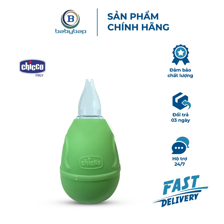 Bơm Hút Mũi Chicco Giúp Việc Loại Bỏ Các Chất Dịch Mũi Thật Nhanh Chóng