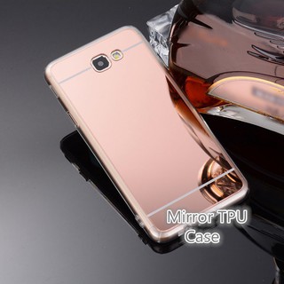 For [ Samsung Galaxy J5 Prime ] Soft Mirror TPU Silicone Back Phone Case
