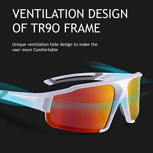 ROCKBROS Cycling Polarized Glasses Sports Multi-Purpose For Men And Women
