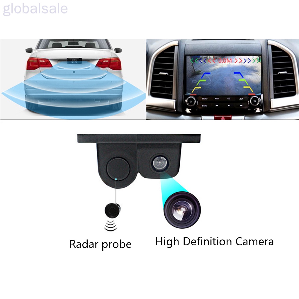 Camera cảm biến lùi xe hơi 2 trong 1