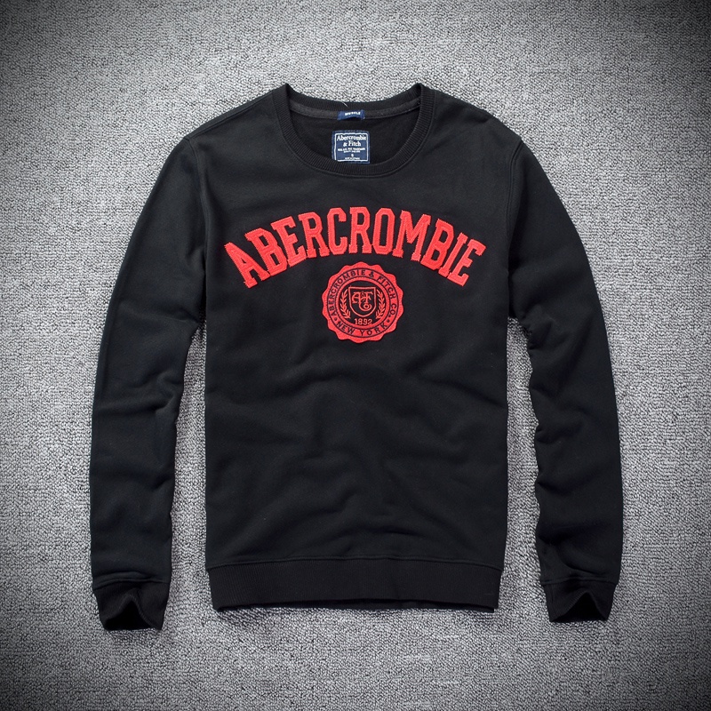 Áo thun nam tay dài in chữ Abercrombie & Fitch