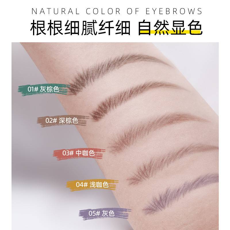 [Hàng mới về] Chì kẻ lông mày hai đầu chống thấm nước lâu trôi trang điểm tự nhiên hợp thời trang