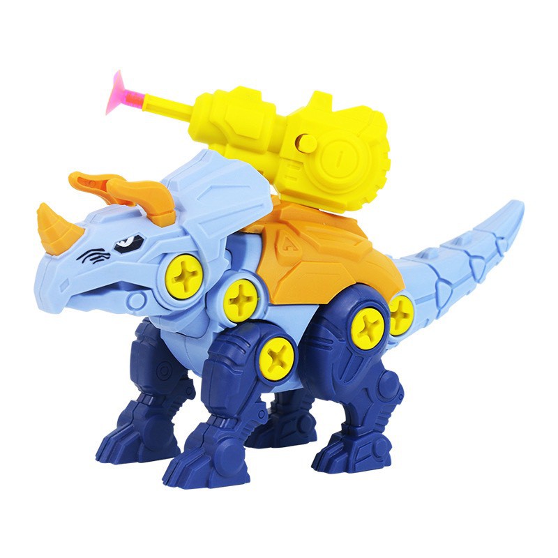 Đồ chơi lắp ráp khủng long có mũi tên bắn hít cho bé quà tặng cho bé trẻ em