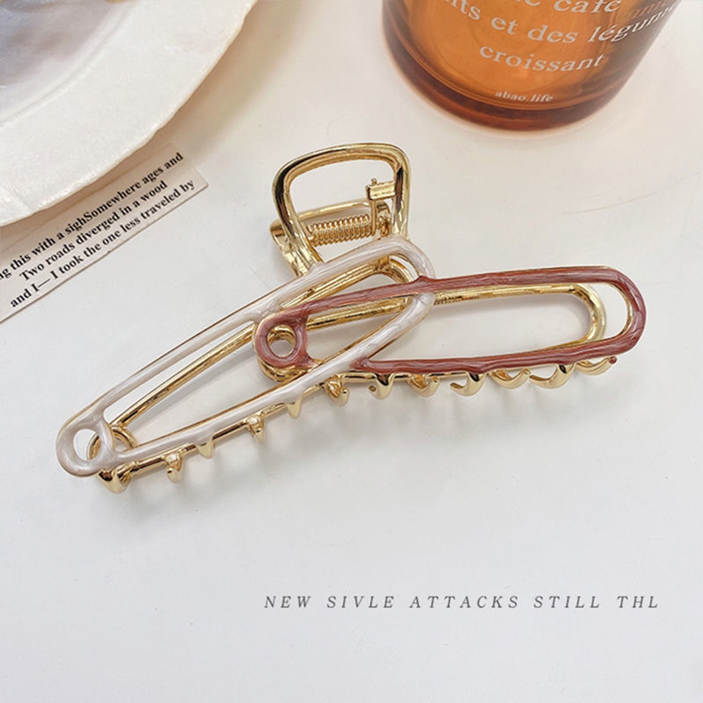 Kẹp Tóc Kim Loại Hình Cá Mập Độc Đáo Thời Trang