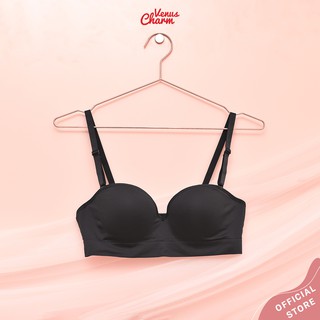 Áo lót có gọng đệm mỏng quả ngang nâng vừa Venus Charm có thể tháo dây 1001