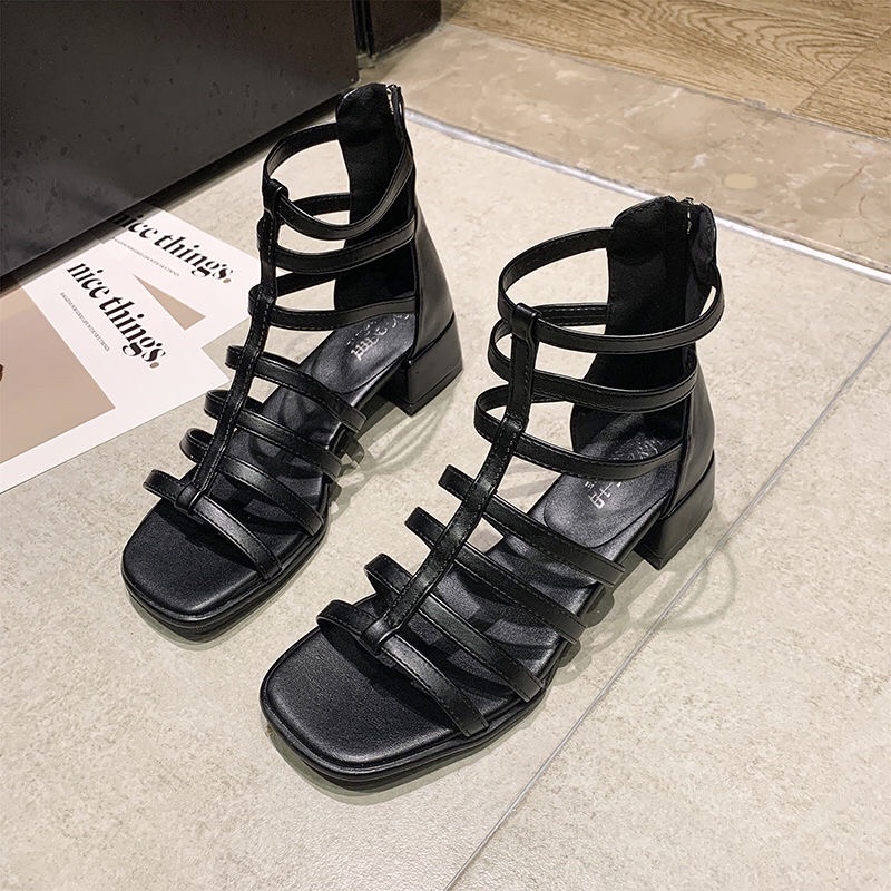 Giày sandal chiến binh đế cao