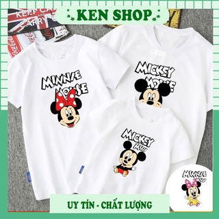 Áo mickey Gia Đình đủ size có cả bé trai bé gái