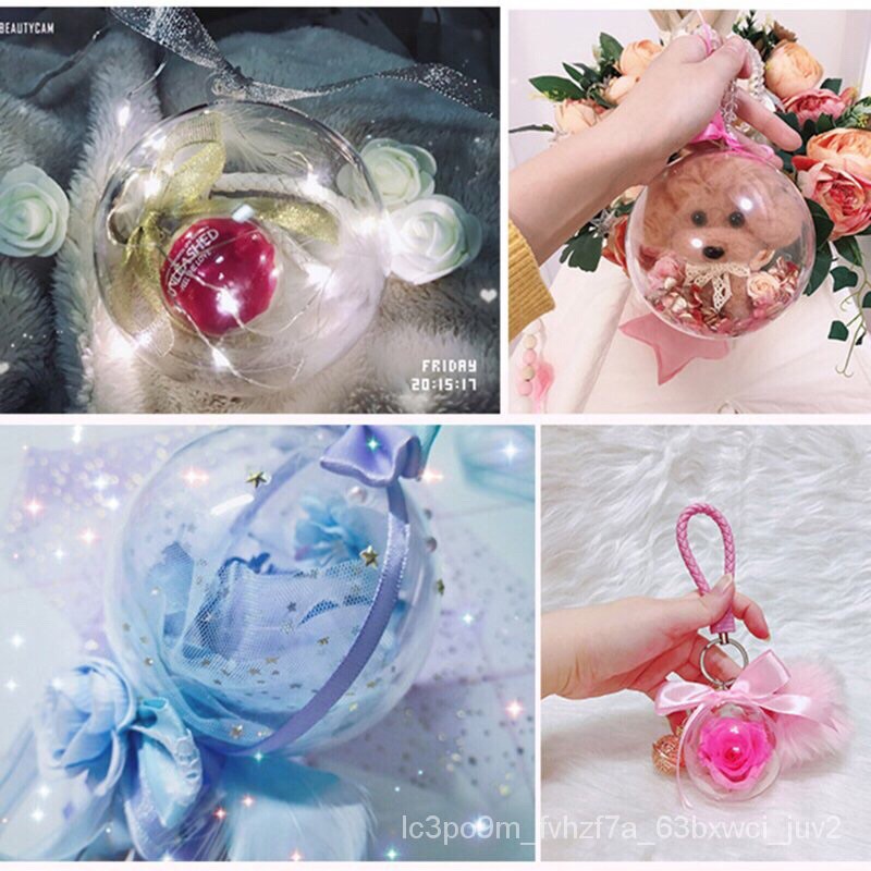 Quả Cầu Pha Lê Trong Suốt 12-14cm