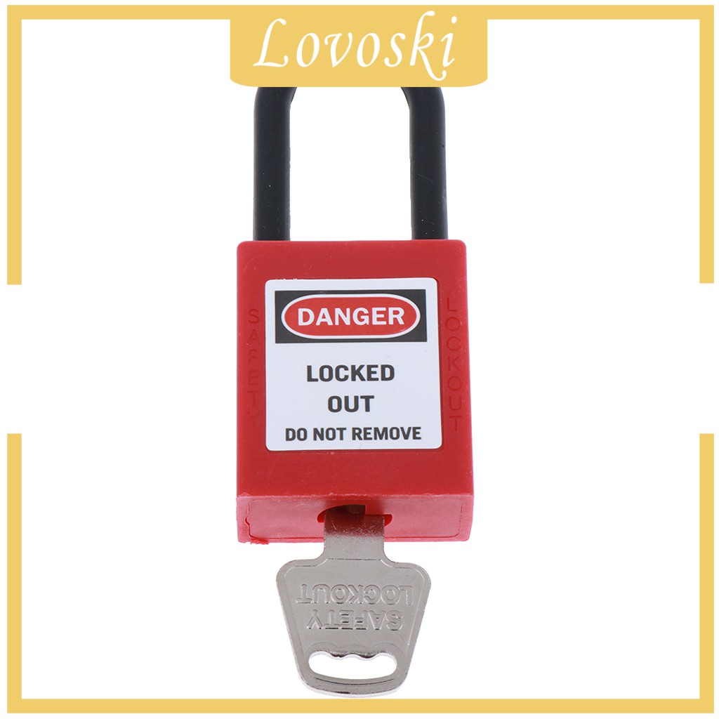 Safety Security Lockout Padlock Keyed Alike Nylon 38mm