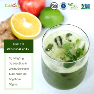 Bột Cải Xoăn ( Kale ) Dalahouse ( Hộp 20 gói ) - Sấy Lạnh Nguyên Chất Giàu Chất Xơ