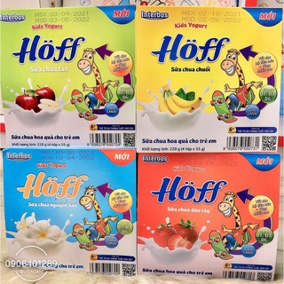 Sữa chua/váng sữa Trẻ em Hof(lốc 4 hộp x 55g)