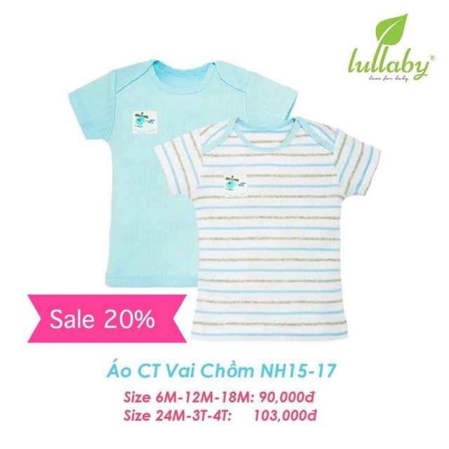 Set 2 áo cộc tay Lullaby