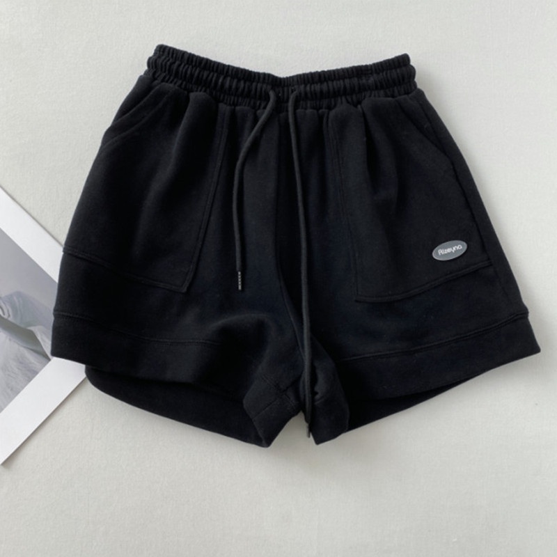 Quần Short Nữ Lưng Cao Ống Rộng Thời Trang