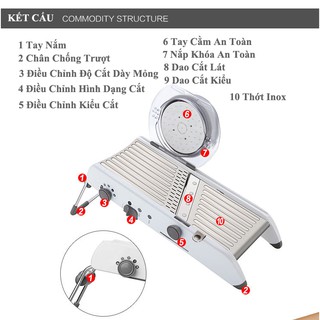 Dụng Cụ Bào Sợi Cắt Củ Quả Đa Năng