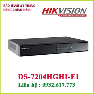 Đầu ghi hình HD-TVI 4 kênh TURBO 3.0 HIKVISION DS-7204HGHI-F1(S)