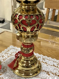 CẶP ĐÈN ĐIỆN ĐỒNG CAO 38cm