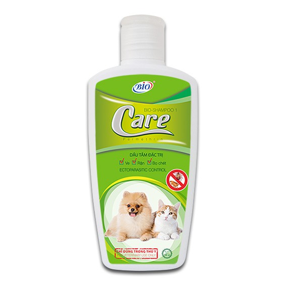 Sữa tắm đặc trị ve rận bọ chét cho chó mèo - Bio Care 200ml