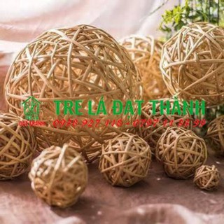 Quả cầu mây trang trí noel NHIỀU SIZE