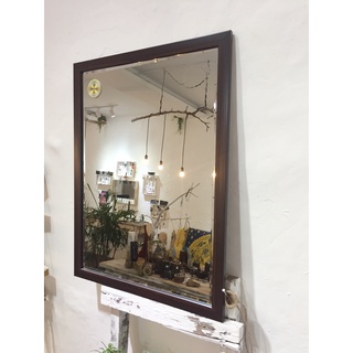 Gương vân gỗ màu đậm - tt-032