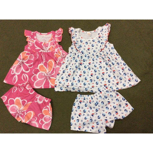 Combo 2 bộ đồ bé gái