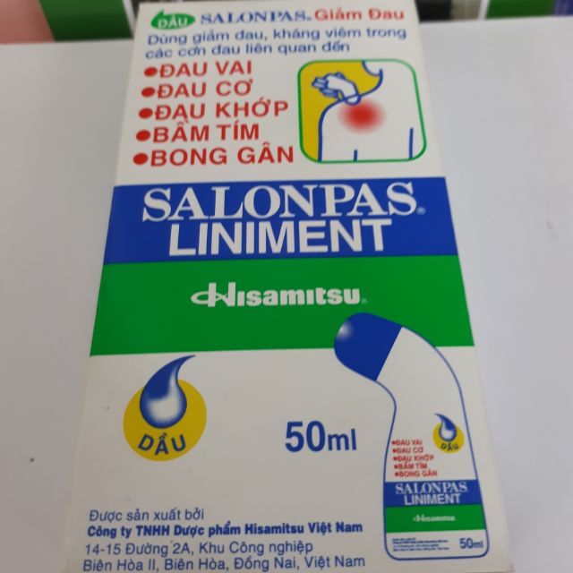 Dầu Salonpas Liniment ( salonpas lăn)