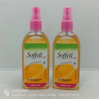 Xịt xua muỗi Soffell hương cam lọ 80ml