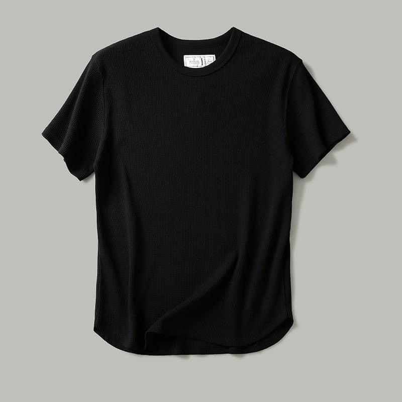 Áo thun nam cotton tổ ong, siêu thoáng mát, dầy dặn giữ form