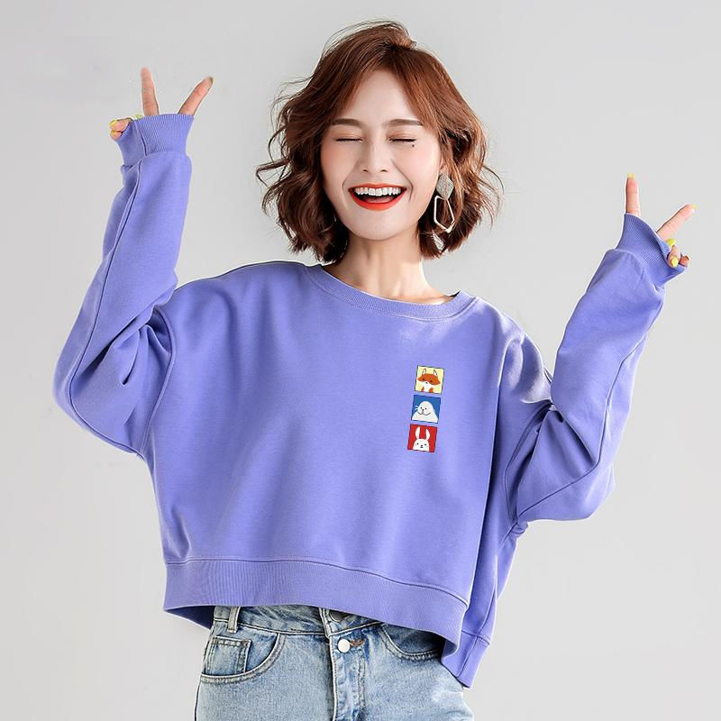 Áo Hoodie Dáng Rộng Vải Mỏng Thiết Kế Phong Cách Hàn Quốc