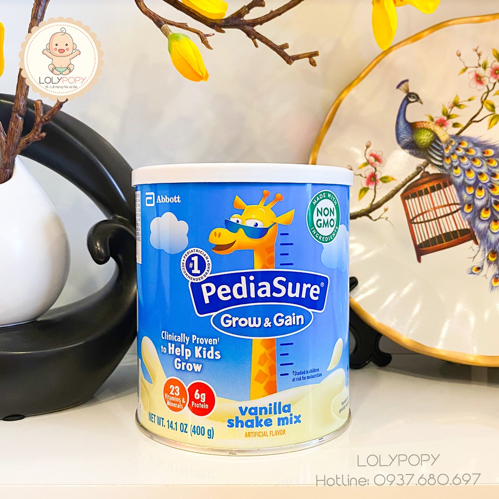 Sữa Pediasure Grow & Gain 400g, Mỹ cho bé 1 tuổi