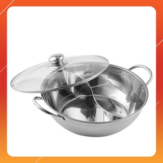 Nồi Lẩu Chia 2 Ngăn Hot Pot Size 30cm