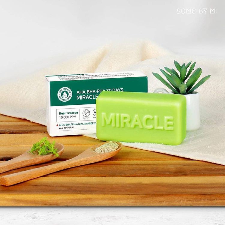 [Giảm Mụn] Bánh xà phòng cho da mụn SOMEBYMI AHA.BHA.PHA 30 Days Miracle Cleansing Bar