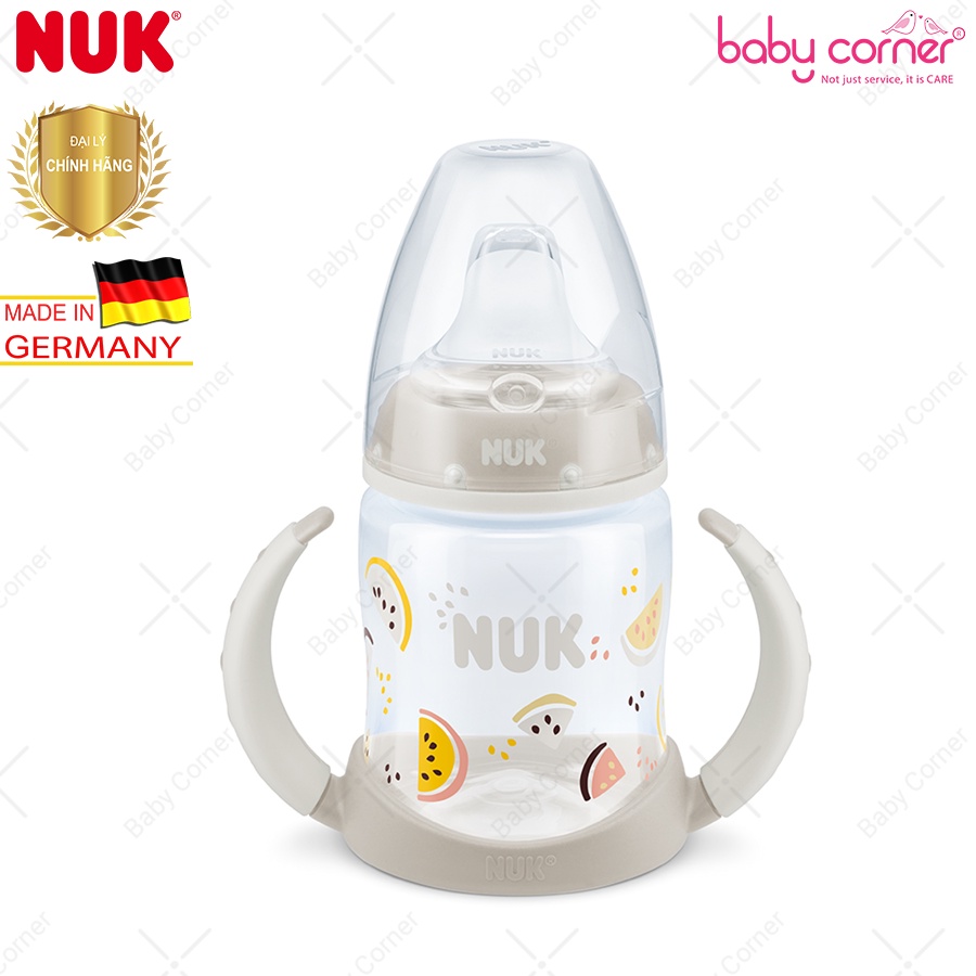 BÌNH TẬP UỐNG NUK NHỰA PP CHO BÉ 6 - 18 THÁNG TUỔI 150ml