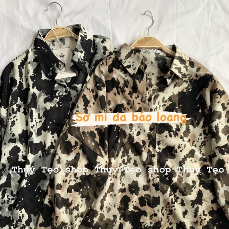 [SALE XẢ] ÁO SƠ MI DA BÁO LOANG - SƠ MI OVERSIZE FORM RỘNG