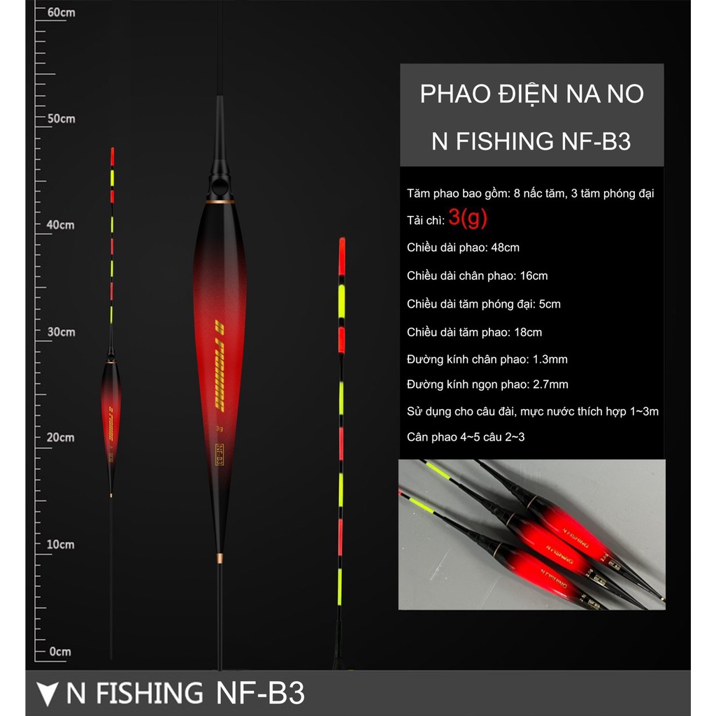 Phao câu đài, săn hàng - Phao chép NF Không đổi màu