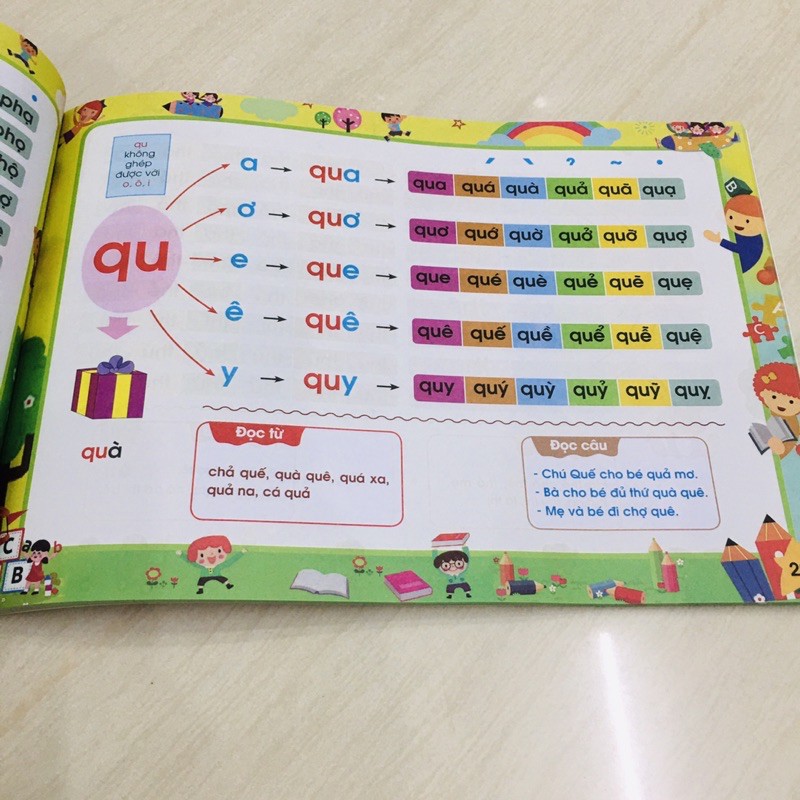 Combo Tập đánh vần tiếng Việt và Chinh phục toán học cho bé từ 4-6 tuổi