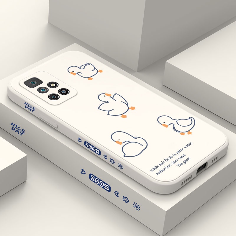 Ốp Điện Thoại Silicon Dẻo Họa Tiết Con Ngỗng Độc Đáo Cho xiaomi redmi 13c 12c 12 10a 10 10c 5g 4g 2022