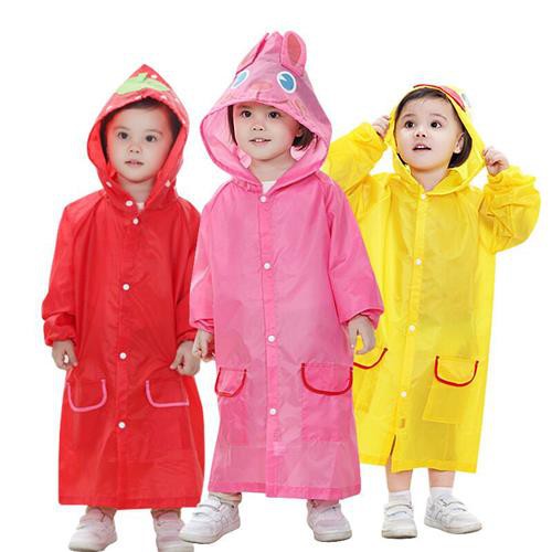 Áo Mưa Hình Động Vật Cho Bé Từ 2-9 Tuổi