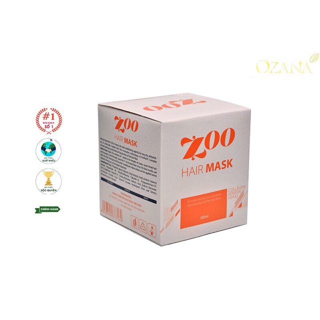 Kem ủ tóc colagen siêu mượt chống rụng tóc cao cấp zoo (500g) _zoo01