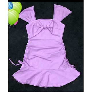 đầm body nơ rút dây cho bé gái (8kg - 28kg)