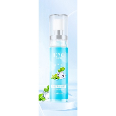 Xịt Thơm Miệng HEYXI Hương Bạc Hà Và Đào - HÀNG MỚI VỀ