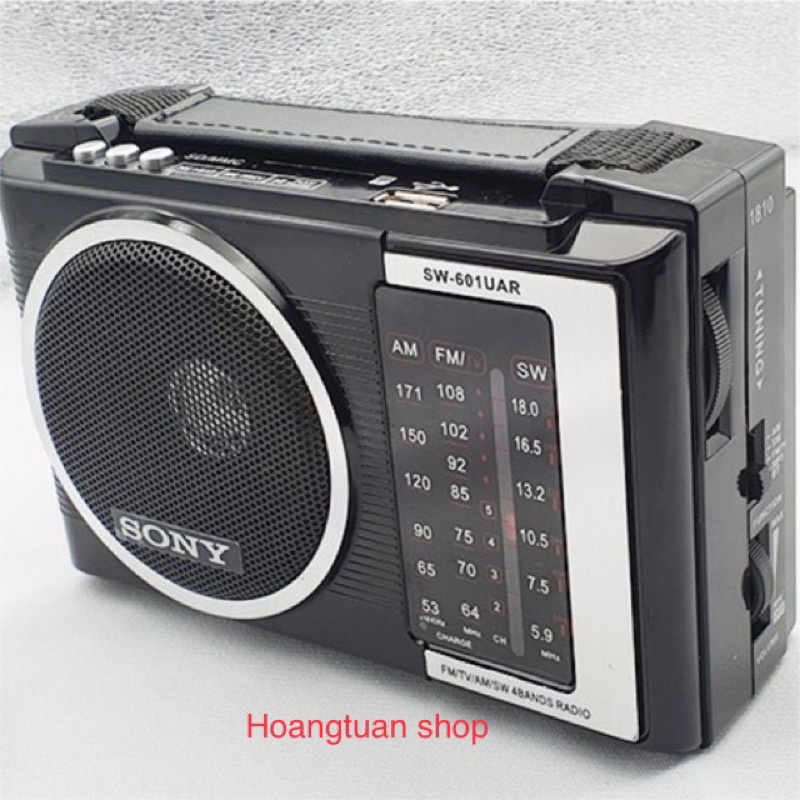 [Freeship toàn quốc từ 50k] Radio chuyên dụng Sony SW-601UAR 4 band có bluetooth