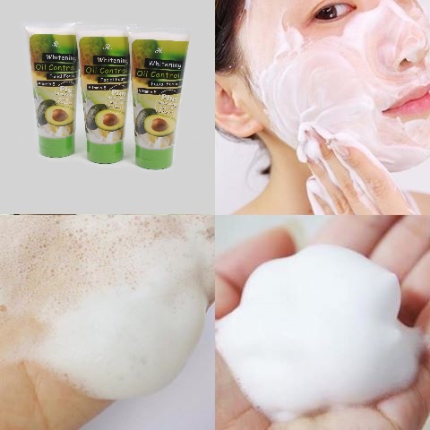 Sữa Rửa Mặt Ngăn Ngừa Mụn Chiết Xuất Quả Bơ Avocado Acne Cleanser Olwen 210ml (đổi mẫu)